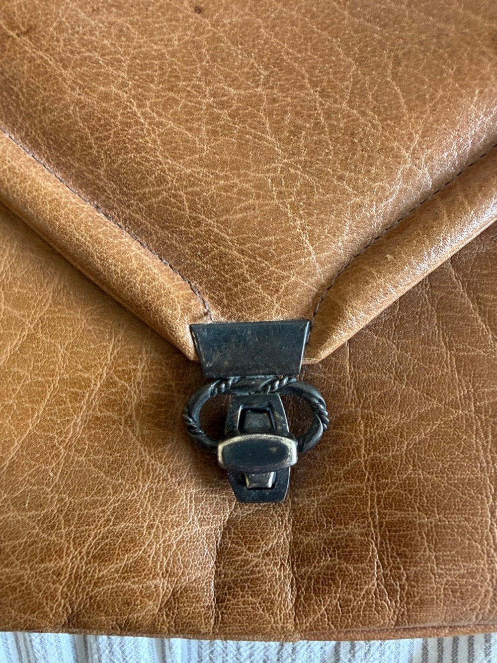 Brown Leather Hand Bag - Picture 2 of 7